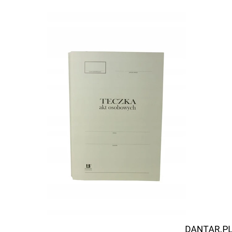 Teczka do akt osobowych A4 biała Barbara 0822002