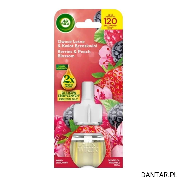 Air Wick wkład elektryczny Owoce Leśne & Kwiat Brzoskwini 19 ml