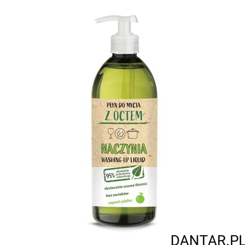 Butelka Gold Drop płynu do naczyń z octem, zapach jabłkowy, 750 ml