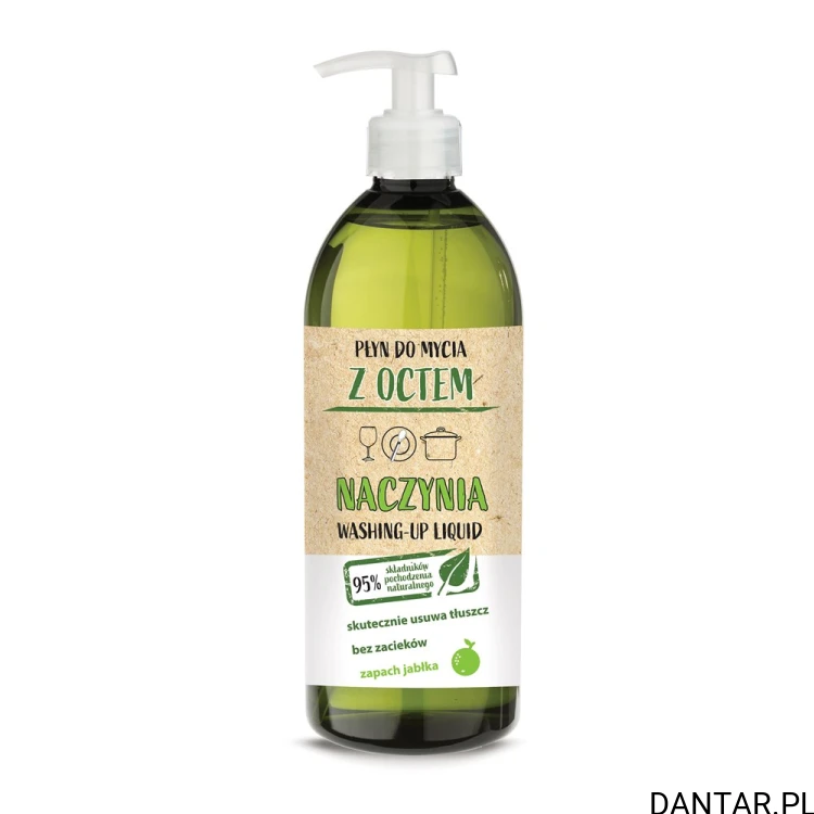 Butelka Gold Drop płynu do naczyń z octem, zapach jabłkowy, 750 ml