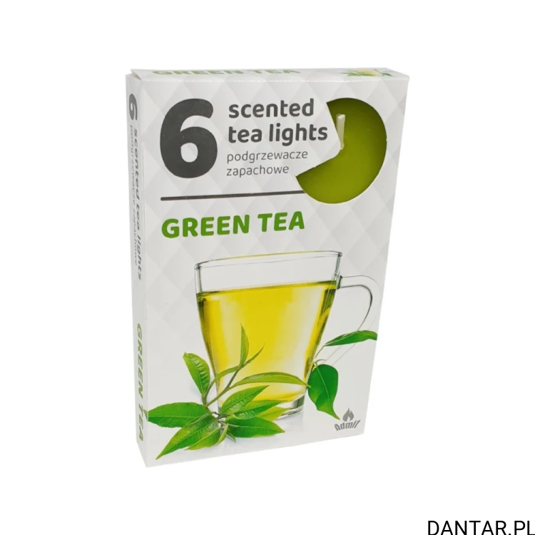 Podgrzewacze zapachowe ADMIT Green Tea, 6 sztuk