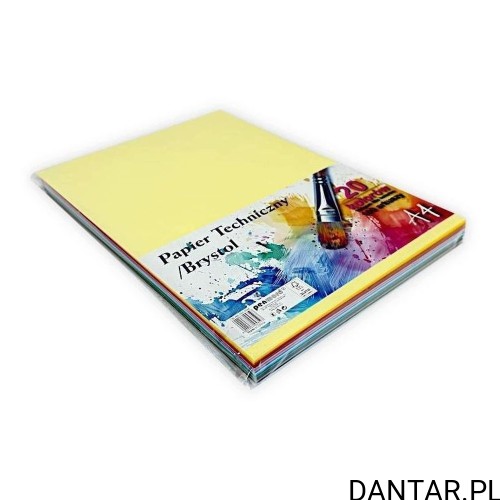 Paczka papieru technicznego Penword A4 kolorowy, 100 arkuszy