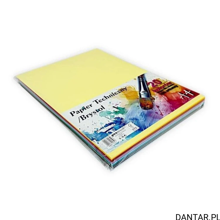 Paczka papieru technicznego Penword A4 kolorowy, 100 arkuszy