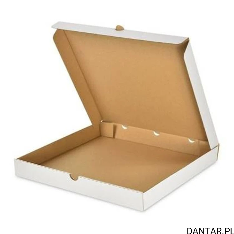 Karton na pizze 40 biały ścięty 400g/m2 a50