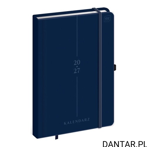Kalendarz książkowy A4 192 Mat+UV blue Interdruk 2027 a1