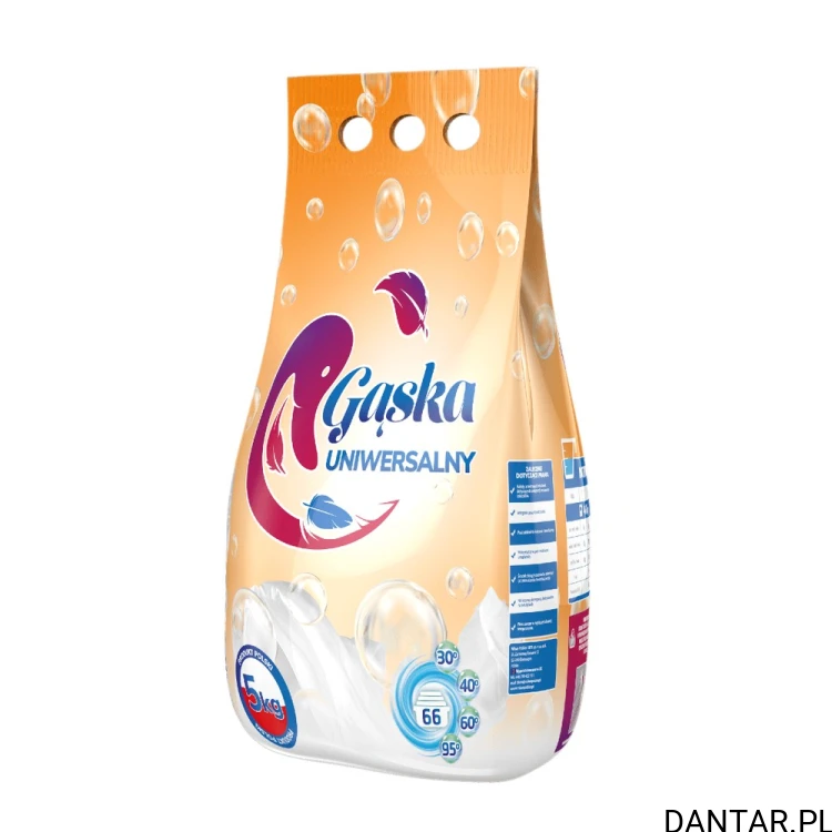 Proszek Gąska Universal 5 kg w pomarańczowym worku