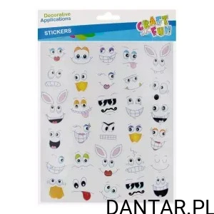 Opakowanie naklejek Craft With Fun z motywem: emocje