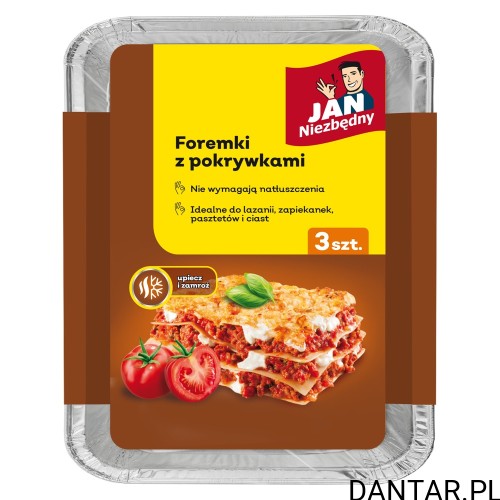 Foremka aluminiowa z pokrywkami Jan Niezbędny a3/10
