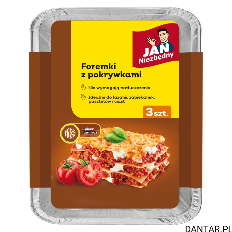Foremka aluminiowa z pokrywkami Jan Niezbędny a3/10