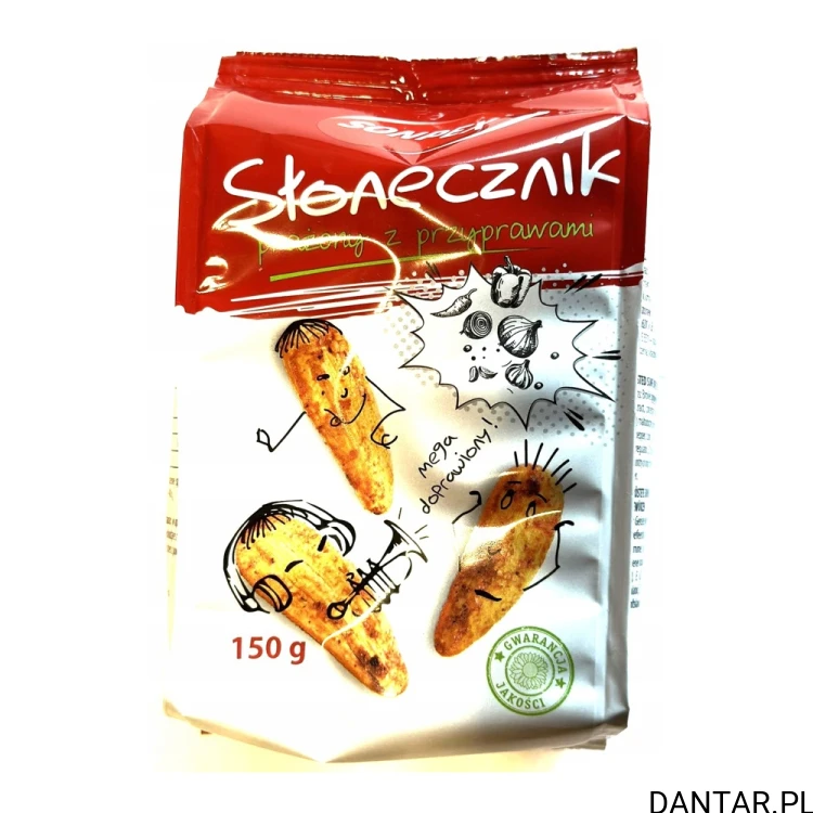 Słonecznik prażony z przyprawami mega kartonik 150g Sonpex a16