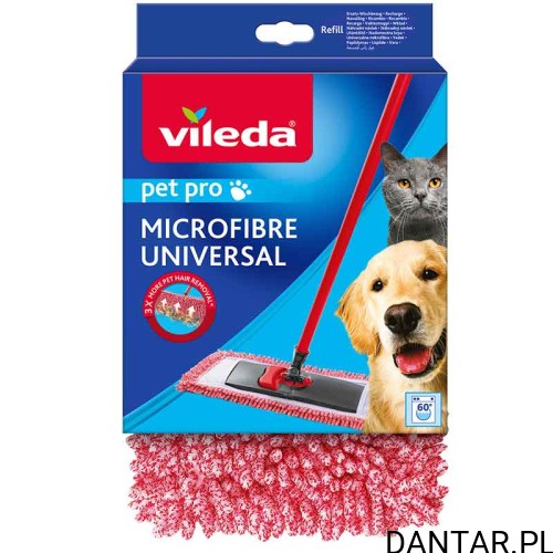 Opakowanie wkładu Vileda Pet Pro z nakładką Chenille