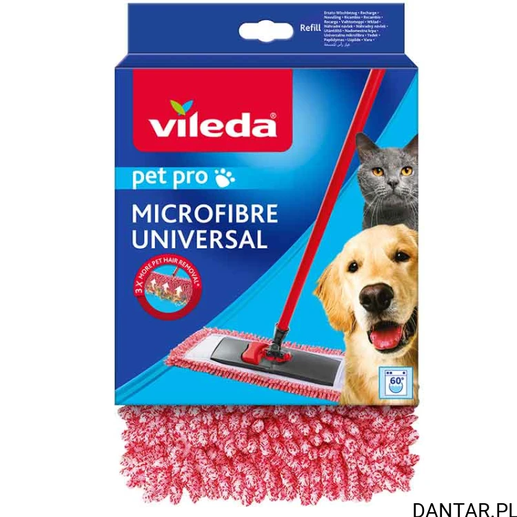 Opakowanie wkładu Vileda Pet Pro z nakładką Chenille
