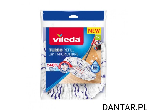 Wkład Vileda Turbo 3w1 w opakowaniu 3in1 Microfibre