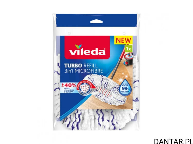 Wkład Vileda Turbo 3w1 w opakowaniu 3in1 Microfibre
