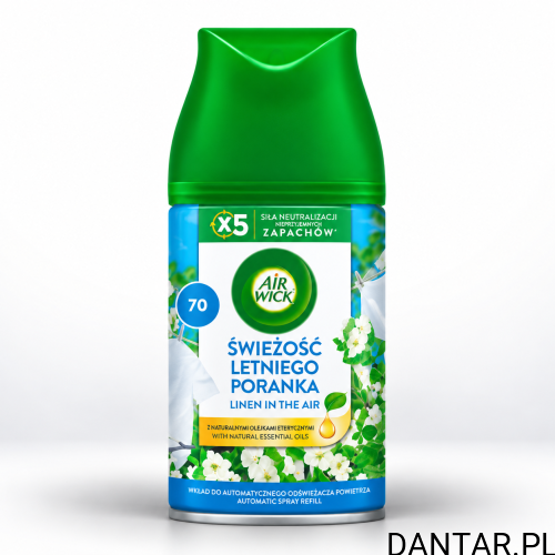 Air wick odświeżacz zapas 250ml świeżość letniego poranka a1/6