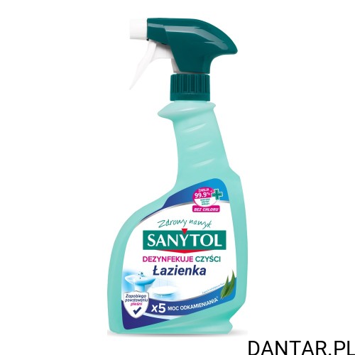 Butelka Sanytol Łazienka Pure eukaliptus 500 ml ze spryskiwaczem