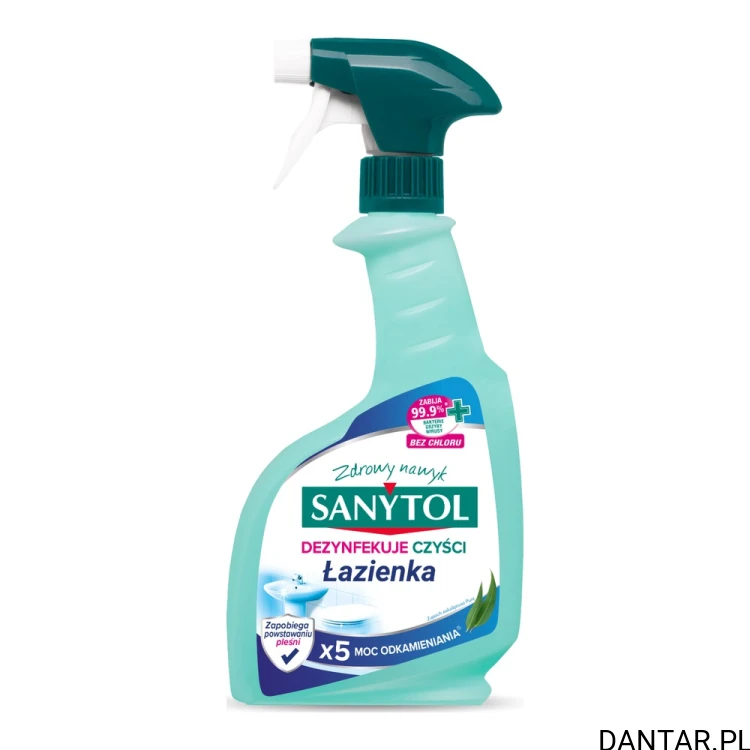 Butelka Sanytol Łazienka Pure eukaliptus 500 ml ze spryskiwaczem