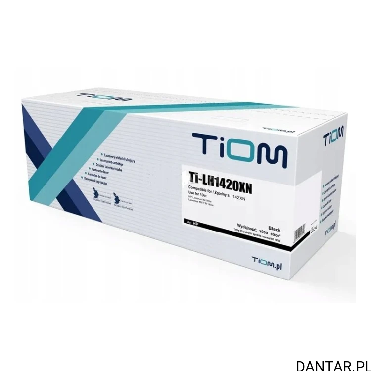 Pudełko czarnego tonera Tiom Ti-LH1420XN do HP, 2000 stron