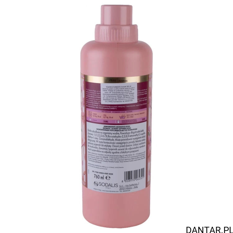 Płyn do płukania Tesori d’Oriente Ikigai 760 ml - jedno opakowanie