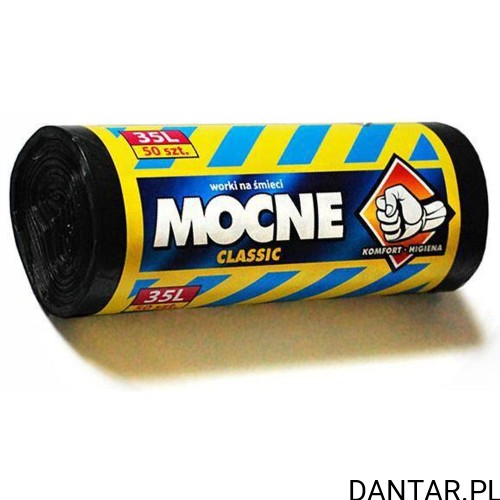 Worki na śmieci czarne HD Packer 35 l