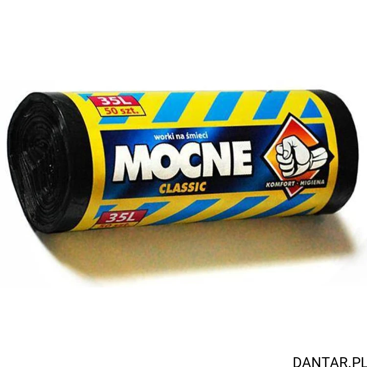 Worki na śmieci czarne HD Packer 35 l