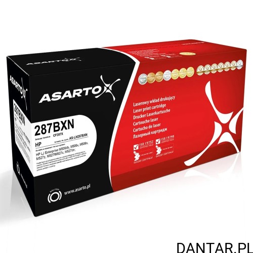 Opakowanie tonera Asarto AS-LH287BXN CF287X, kolor czarny