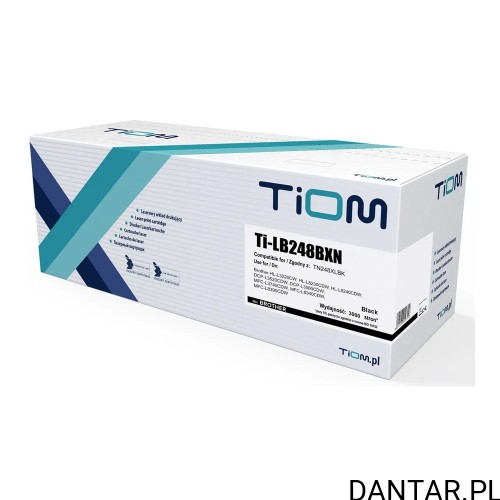 Pudełko tonera Tiom Ti-LB248BXN, zamiennik Brother TN248XLBK, kolor czarny