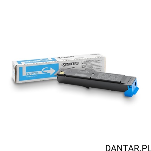 Oryginalny toner Kyocera TK-5205C cyjan z opakowaniem