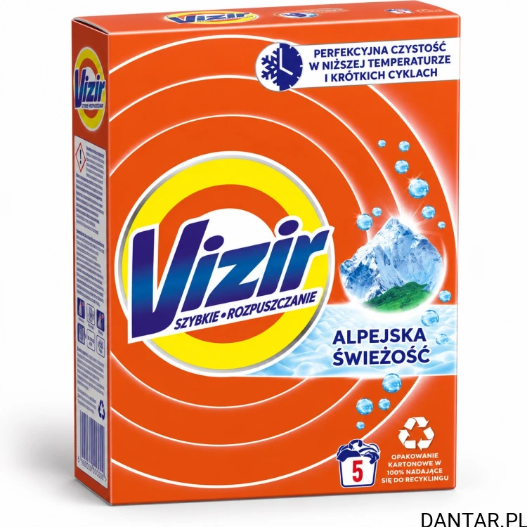 Proszek do prania Vizir 275g alpejska świeżość kartonik