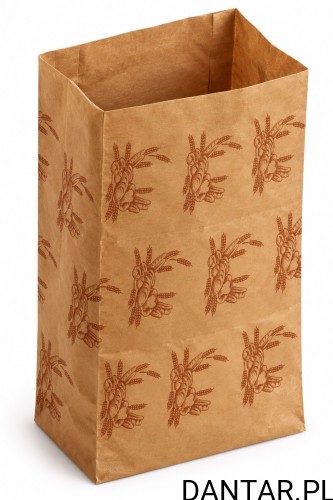 Torebka papierowa brązowa 1-kol pieczywo 410x240x80 TS-3S a500