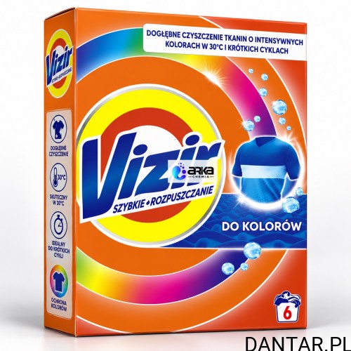 Proszek do prania Vizir do kolorów 330 g, 6 prań a1