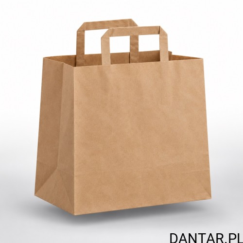 Torba papierowa brązowa 260x170x260 Tigro a1/250