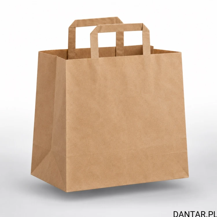 Torba papierowa brązowa 260x170x260 Tigro a1/250