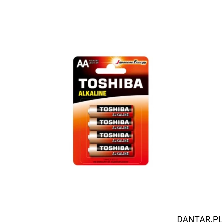 Bateria Toshiba LR6 AA red alkaline blister 4 sztuki