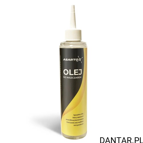 Olej do niszczarek Asarto AS-AC108, jedna butelka 250 ml z aplikatorem
