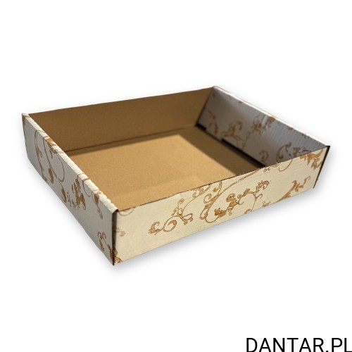 Karton 39x29x8 cukierniczy na pączki nadruk a1/50
