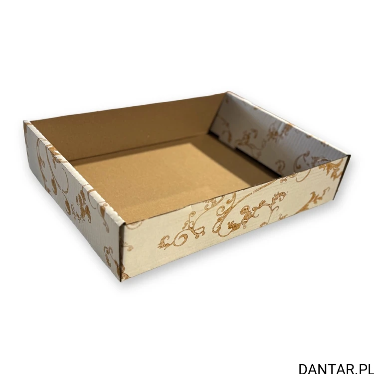Karton 39x29x8 cukierniczy na pączki nadruk a1/50
