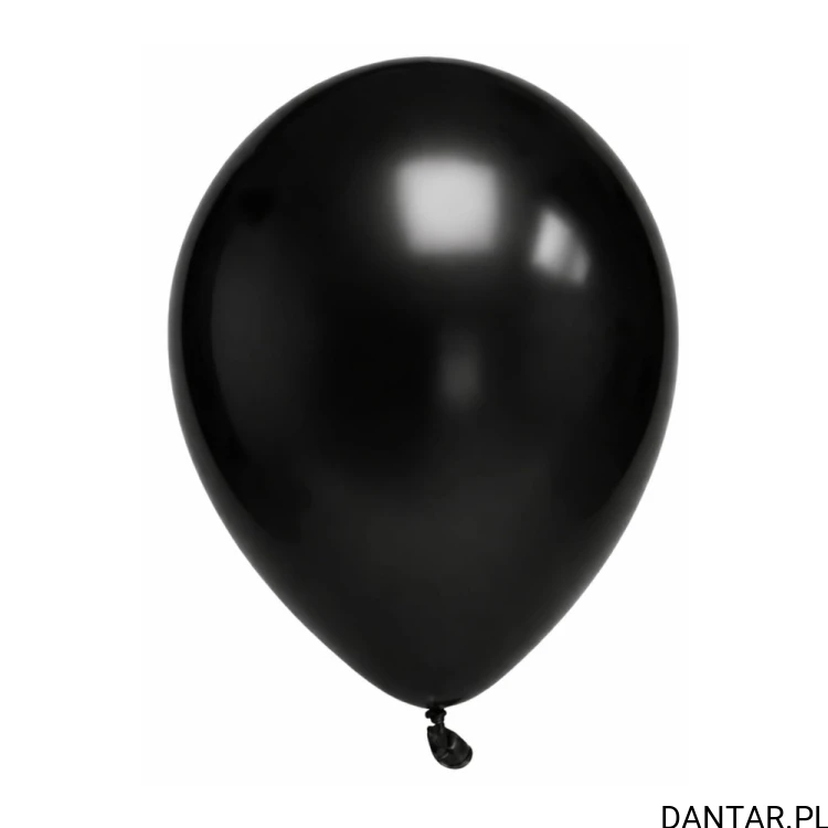 Balony czarne matowe lateksowe Partivo 26 cm a50