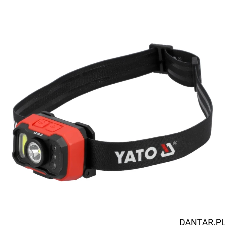 Latarka czołowa akumulatorowa 1000 lm z czujnikiem ruchu Yato YT-085942 a1