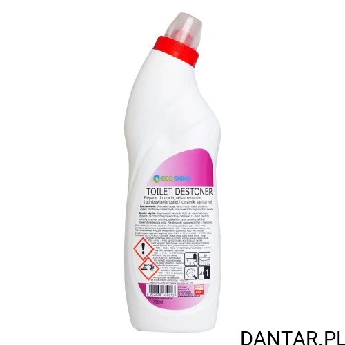 Eco Shine Toilet Destoner żel do odkamieniania toalet 750 ml a1/20