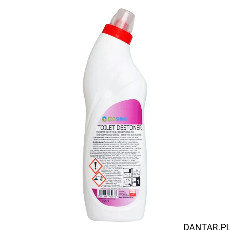 Eco Shine Toilet Destoner żel do odkamieniania toalet 750 ml a1/20