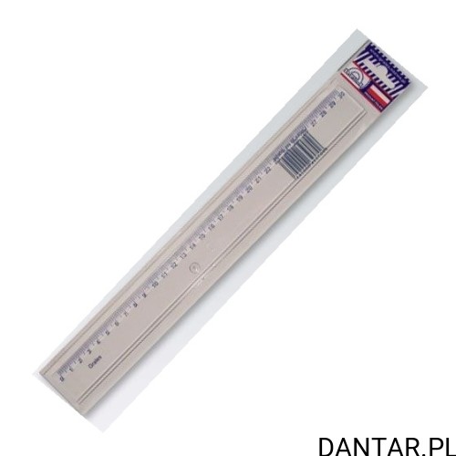 Linijka 30 cm przezroczysta Grales L30 bl blister a1