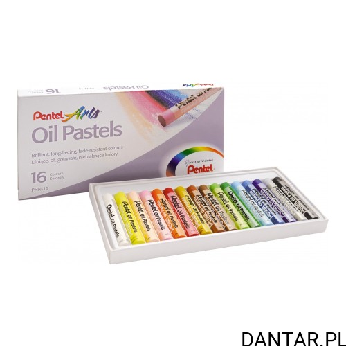 Pastele olejne Pentel PHN-16, 16 kolorów a16/96