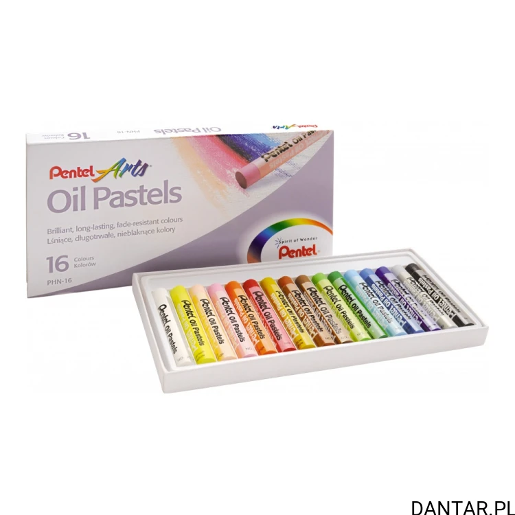Pastele olejne Pentel PHN-16, 16 kolorów a16/96